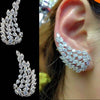 Cuff earrings -Angel wings design jewelry